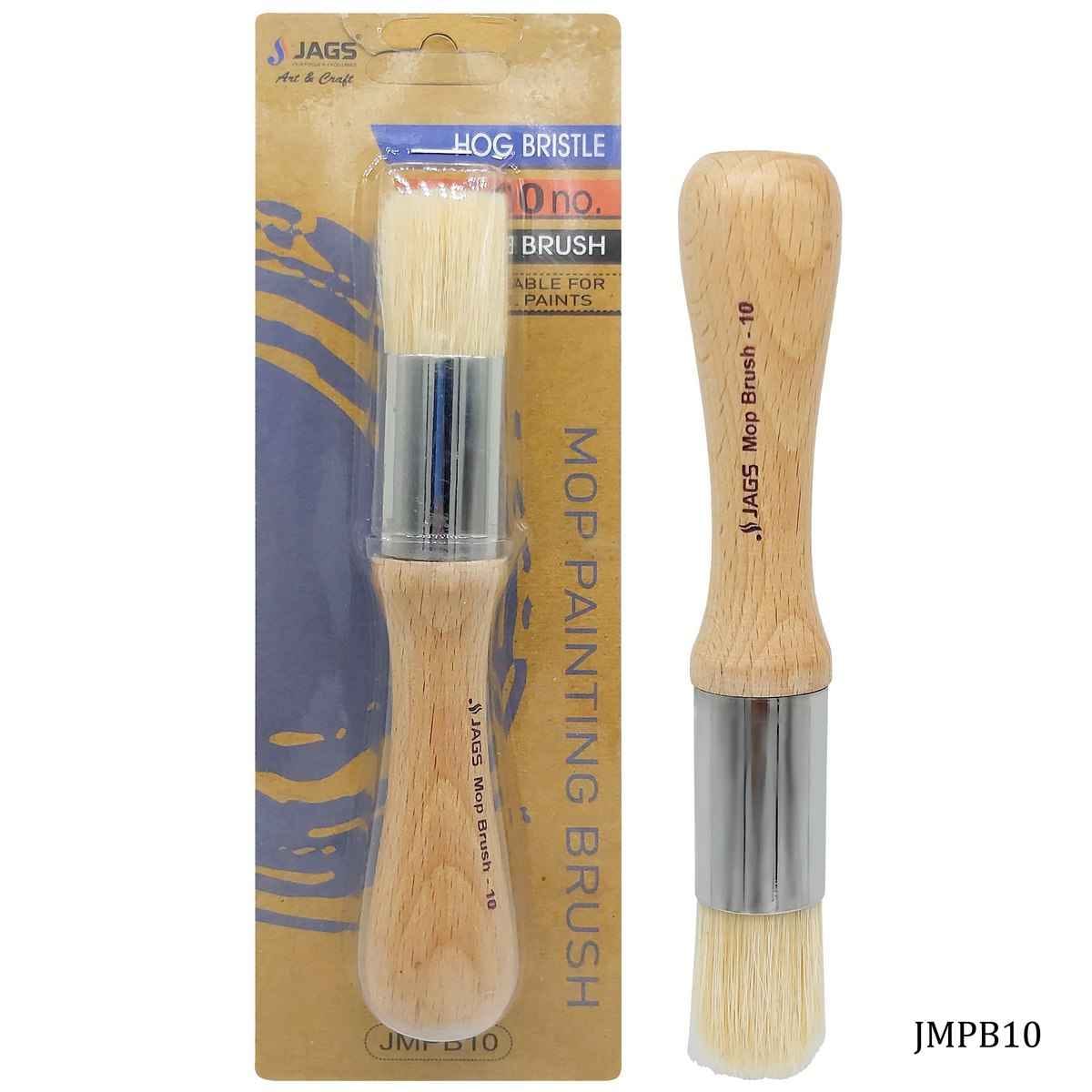 Mop Painting Brush Hog Bristle Size No.10 JMPB10