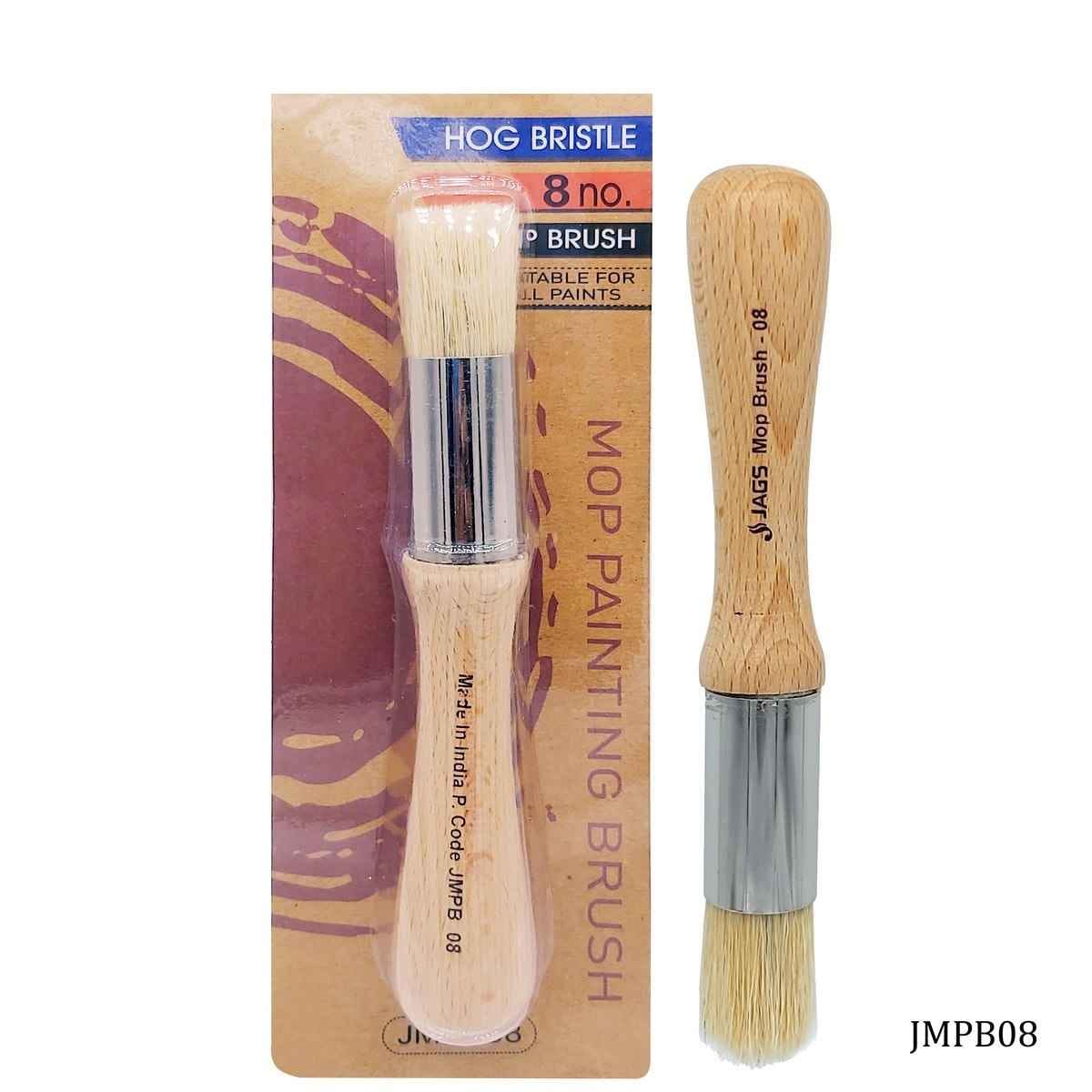 Mop Painting Brush Hog Bristle No.8 JMPB08