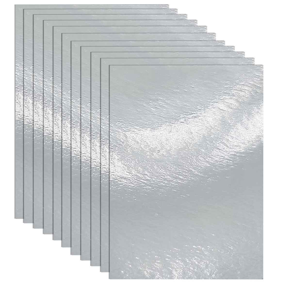 A3 Card Stock Paper Silver Mirror 250gsm 10 Sheet A3 CPSMA3