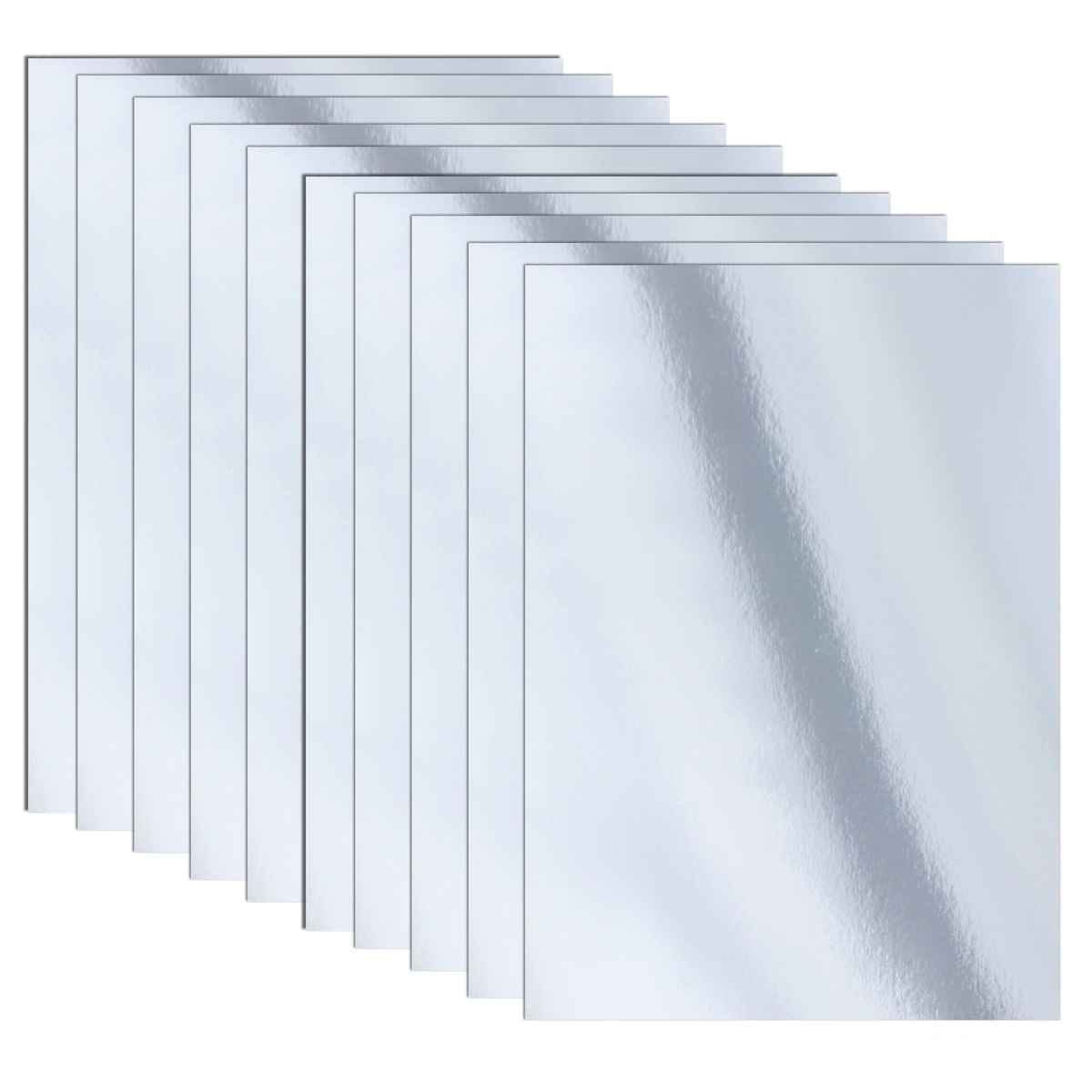 A4 Card Stock Paper Mirror Silver 10 Sheet MPS11