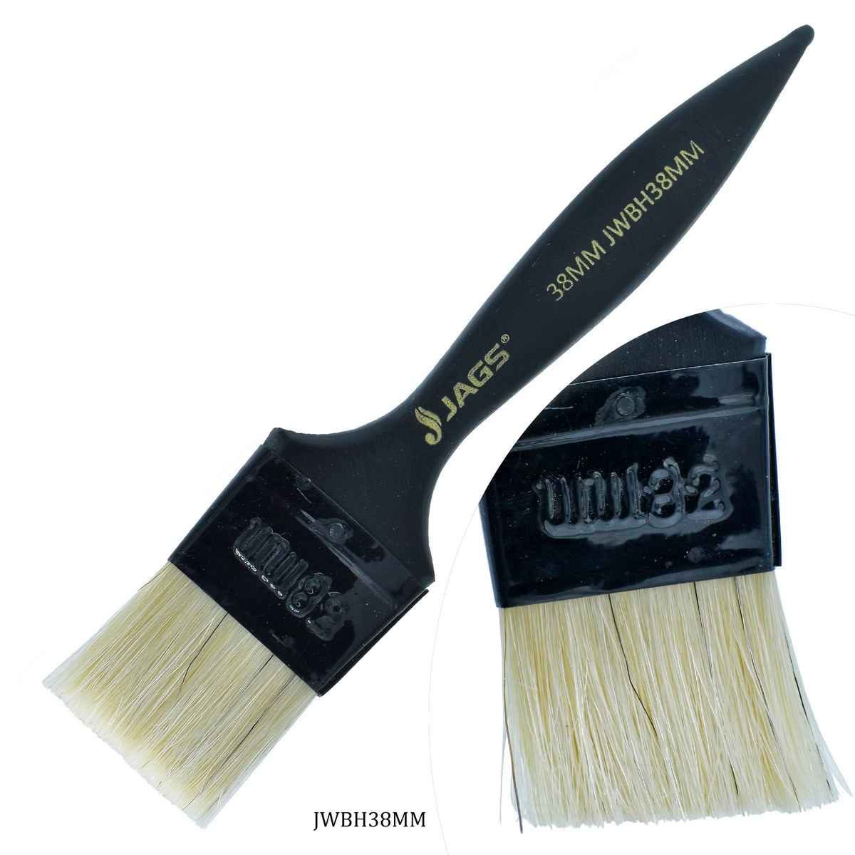 Wash Brush Hog Bristle Black Handle 38MM JWBH38MM