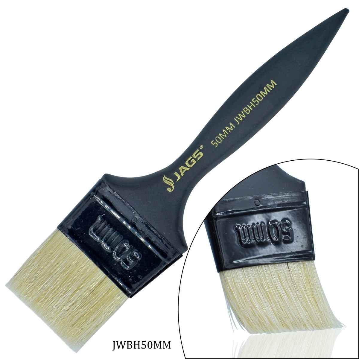 Wash Brush Hog Bristle Black Handle 50MM JWBH50MM