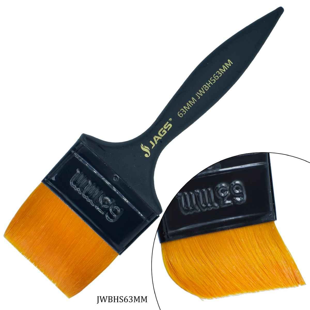 Wash Brush Synthetic Hair Black Handle 63MM JWBHS63MM