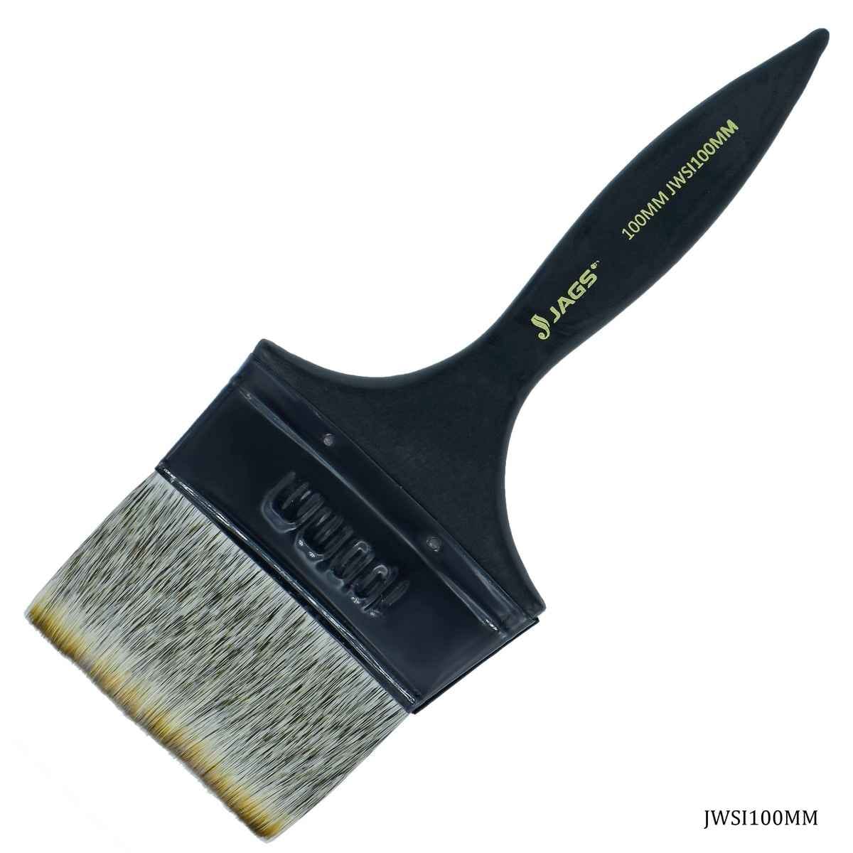 Wash Brush Synthetic Imitation Hair Black Handle 100MM JWSI100MM
