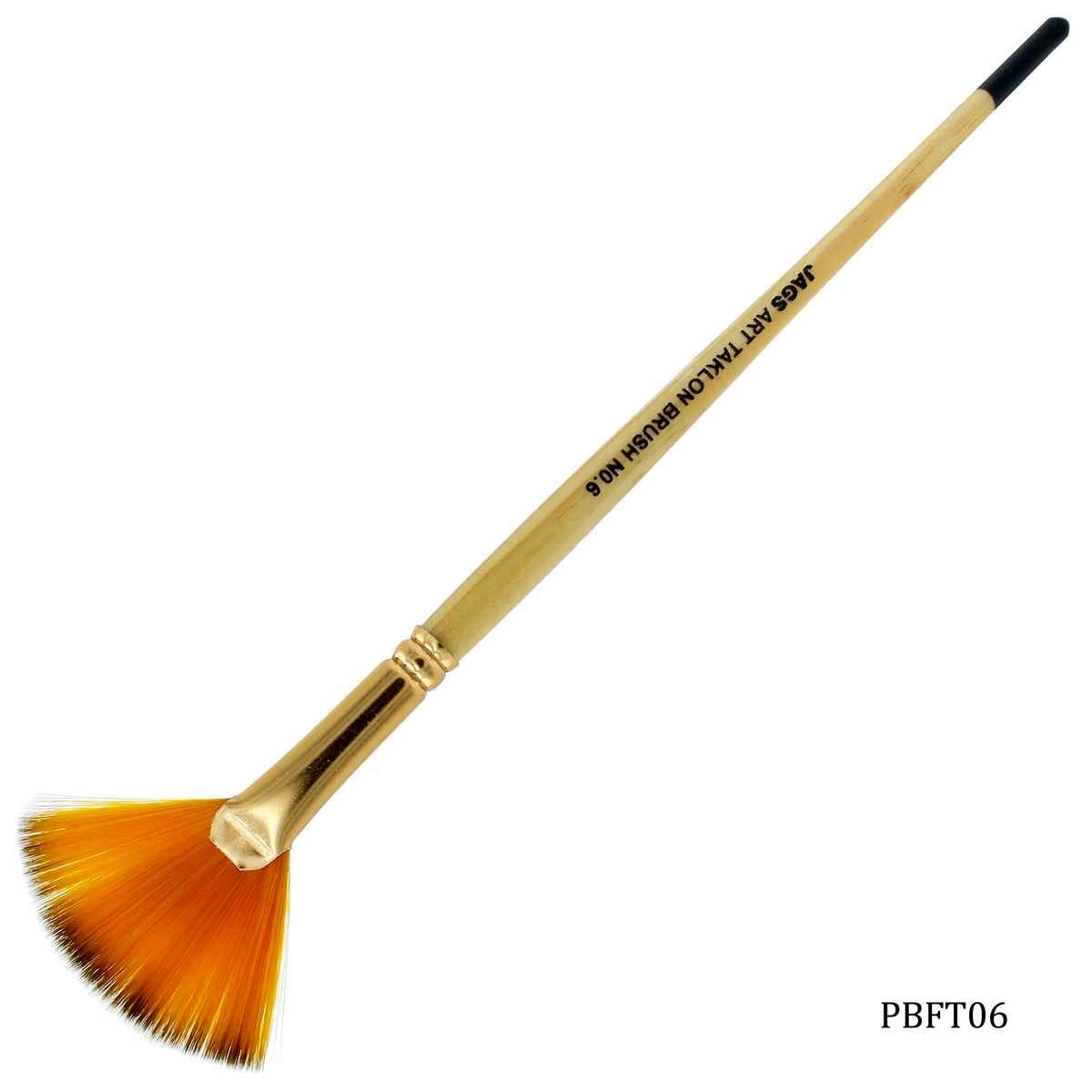 Painting Brush Fan Taklon Size 06 PBFT06