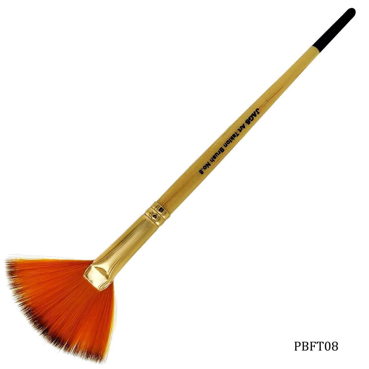 Painting Brush Fan Taklon Size 08 PBFT08
