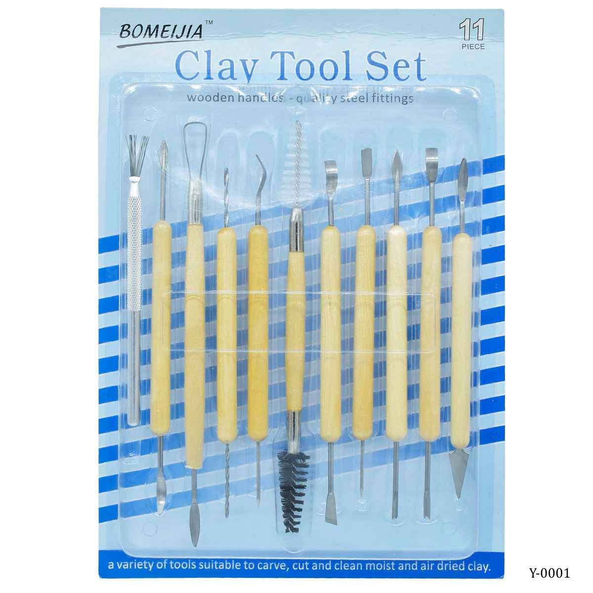 Wooden Craft Clay Tool Set 11 pcs Set Y-0001