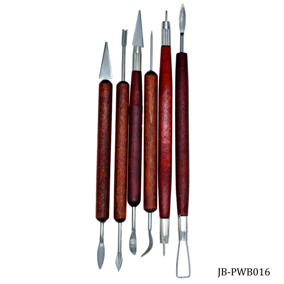 Wooden Craft Clay Tool Set 6 pcs set JB-PWB016