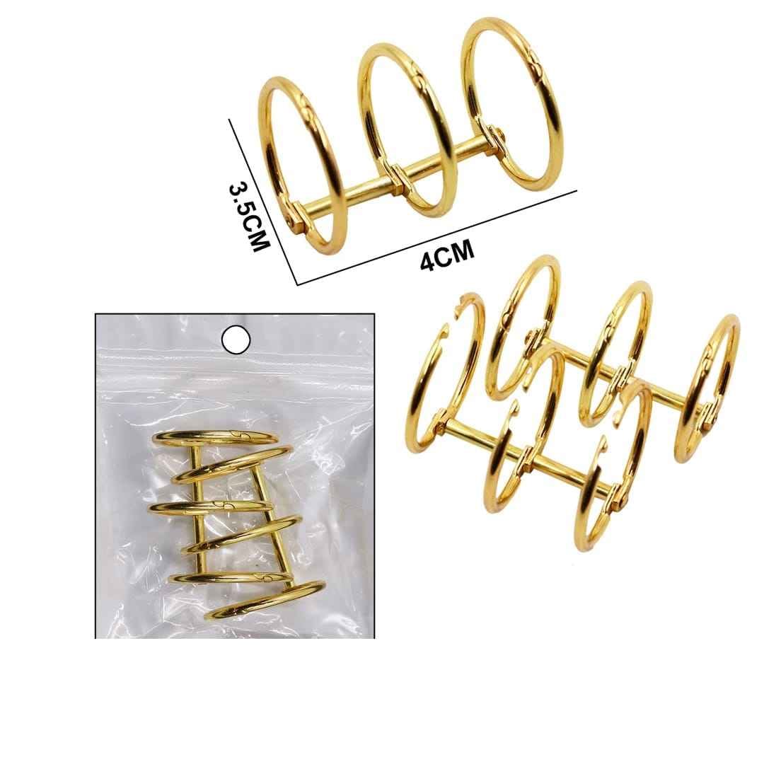 Book Ring Binder Gold 30MM 2pcs BIRG30MM