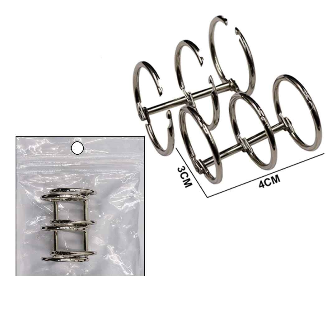 Book Ring Binder Silver 25MM 2pcs BIRS25MM