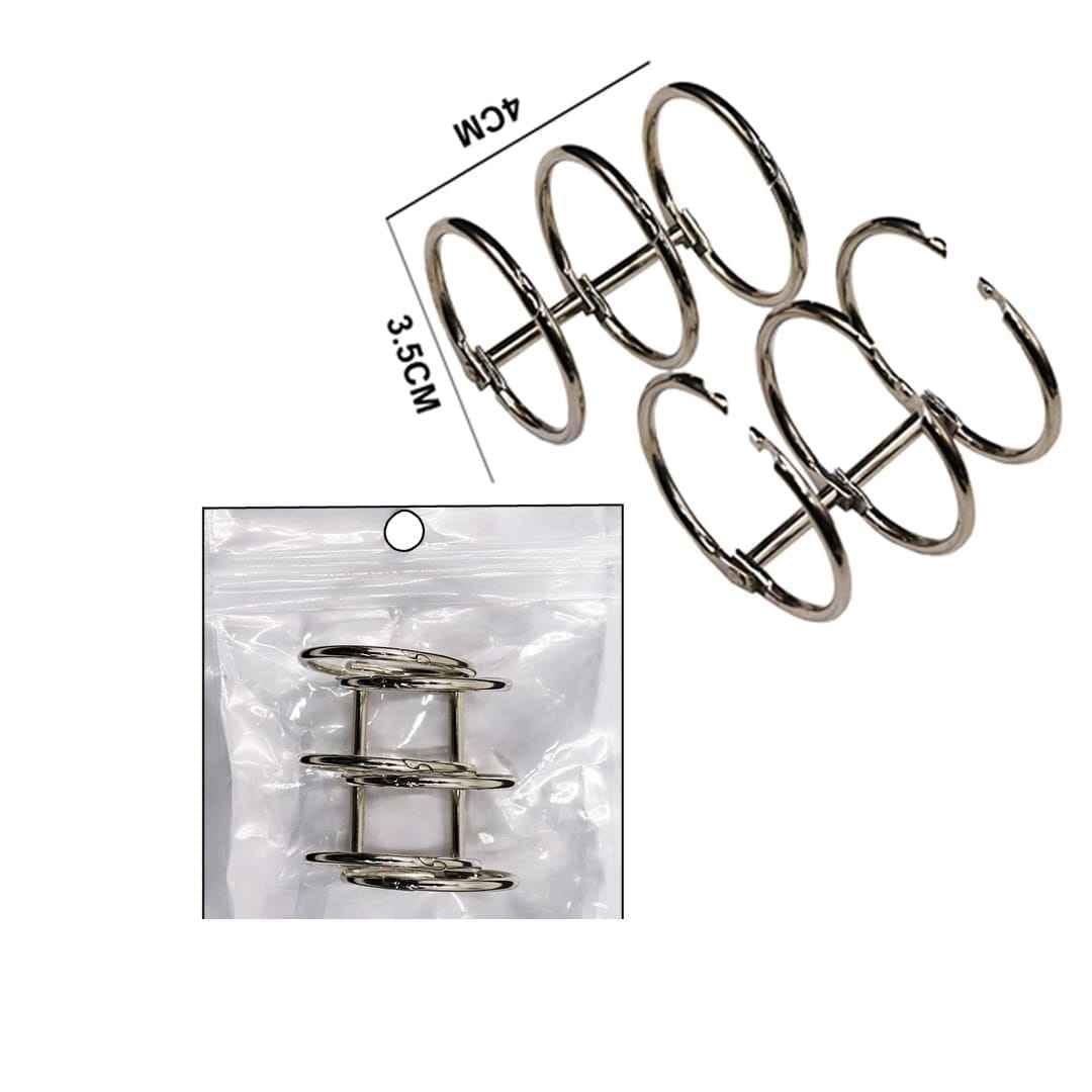 Book Ring Binder Silver 30MM 2pcs BIRS30MM