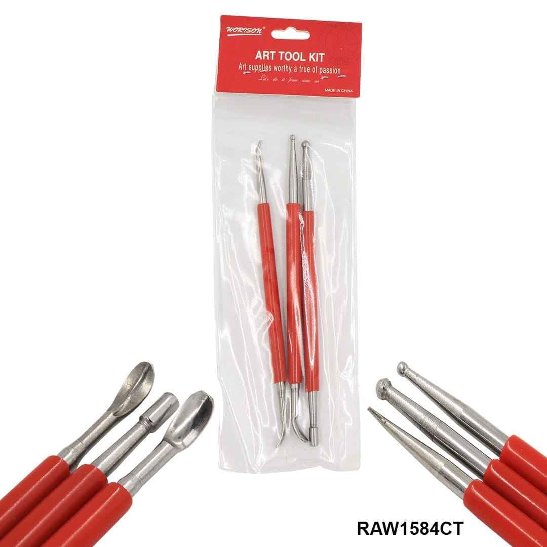 Ceramic Double Side Tool Metal 3 pcs Set RAW-1584