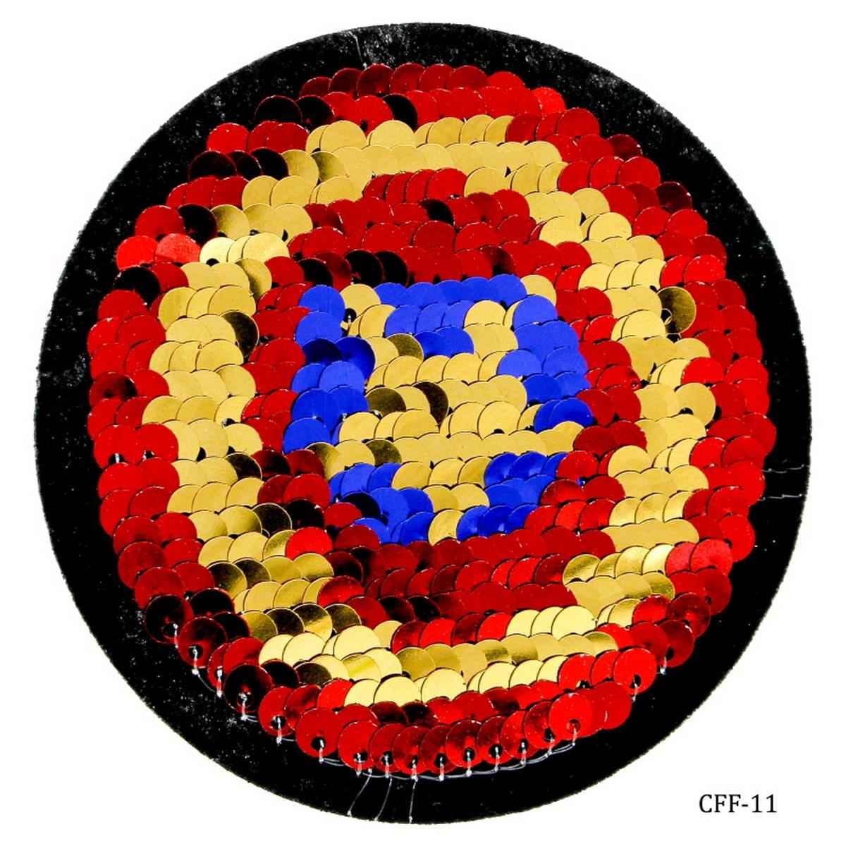 Craft Sequins Round Small Black CFF-11