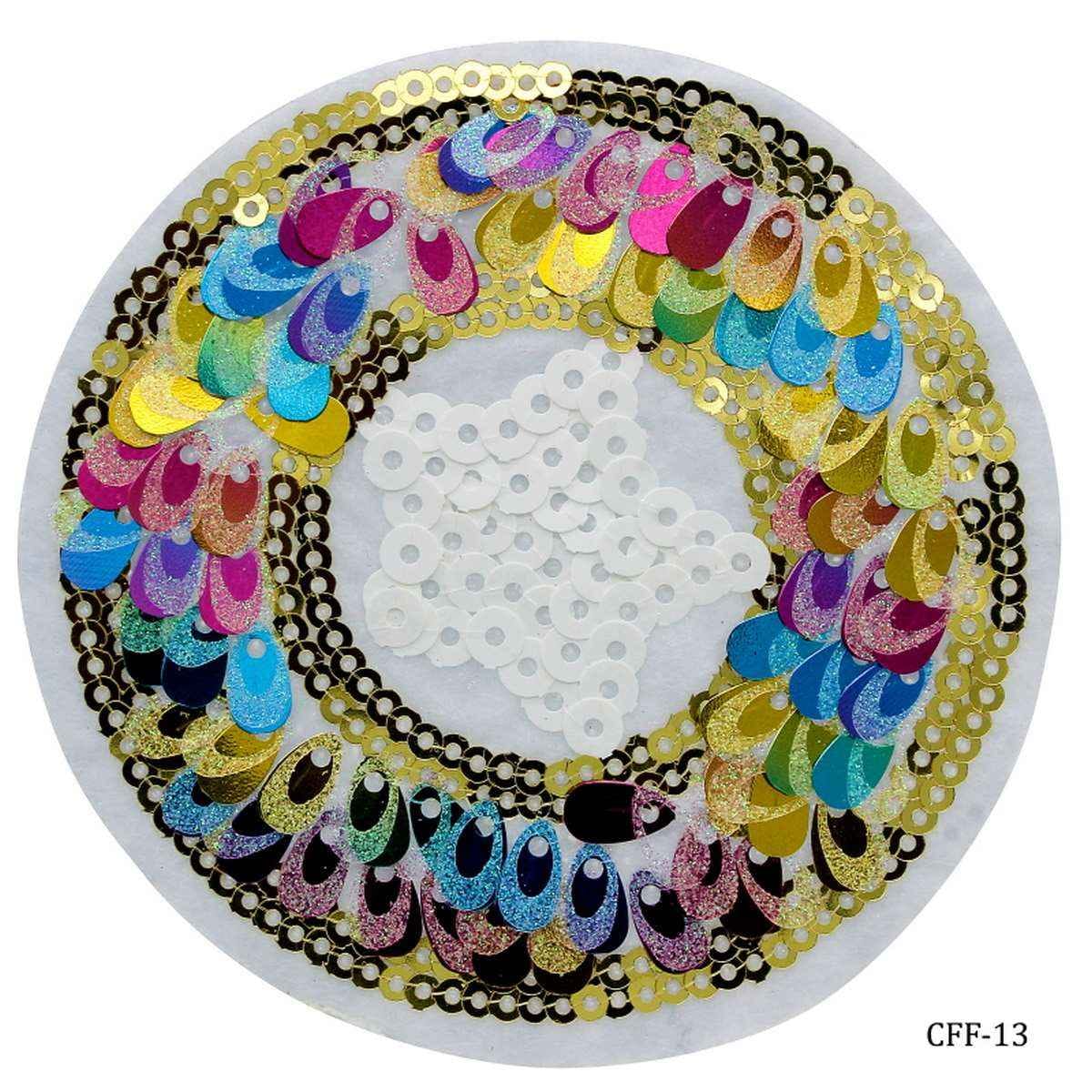Craft Sequin Star Round Small CFF-13