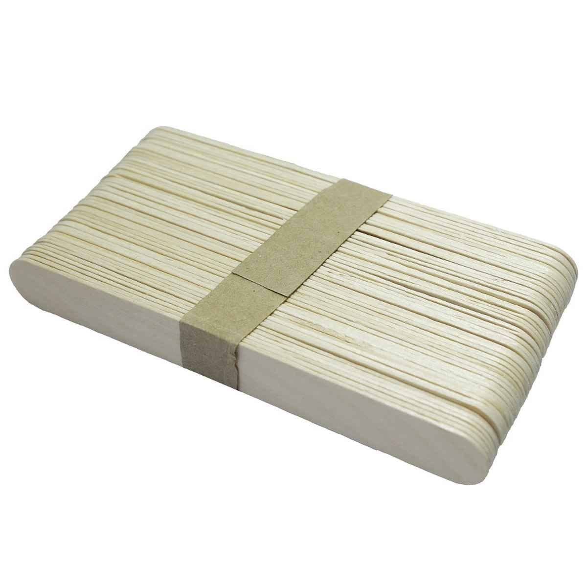 Craft Ice Cream Stick Big 50 Natural Colour Size 6 Inch FS-WEB