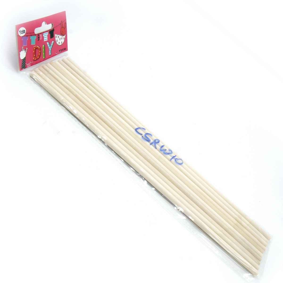 Craft Stick Round 12 Inch 10 Pcs 6mm Thin CSRW10