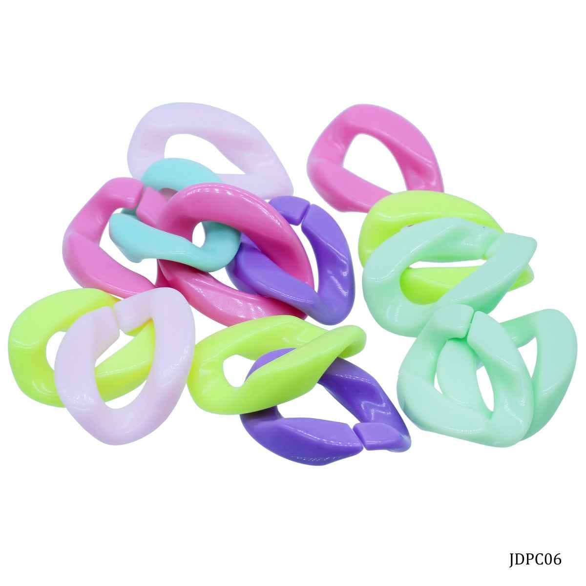 DIY C-Clip Plastic Chain 20X30MM Big Pack of 14 Pcs JDPC06