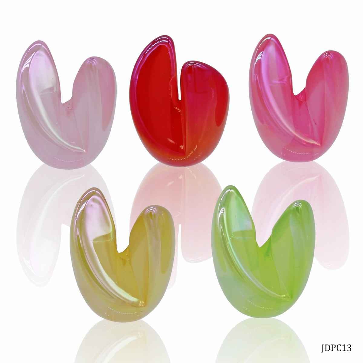 Jewellery Pendant Flower Mix Colour 5 Pcs JDPC13