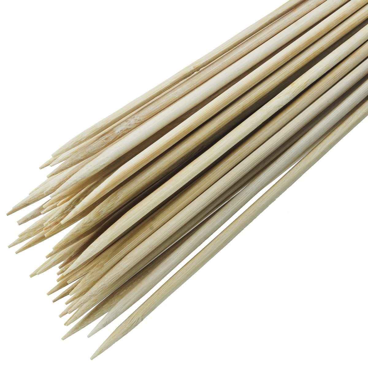 Craft Wooden Stick Round Natural 30cm 50pcs 4.0X30CM