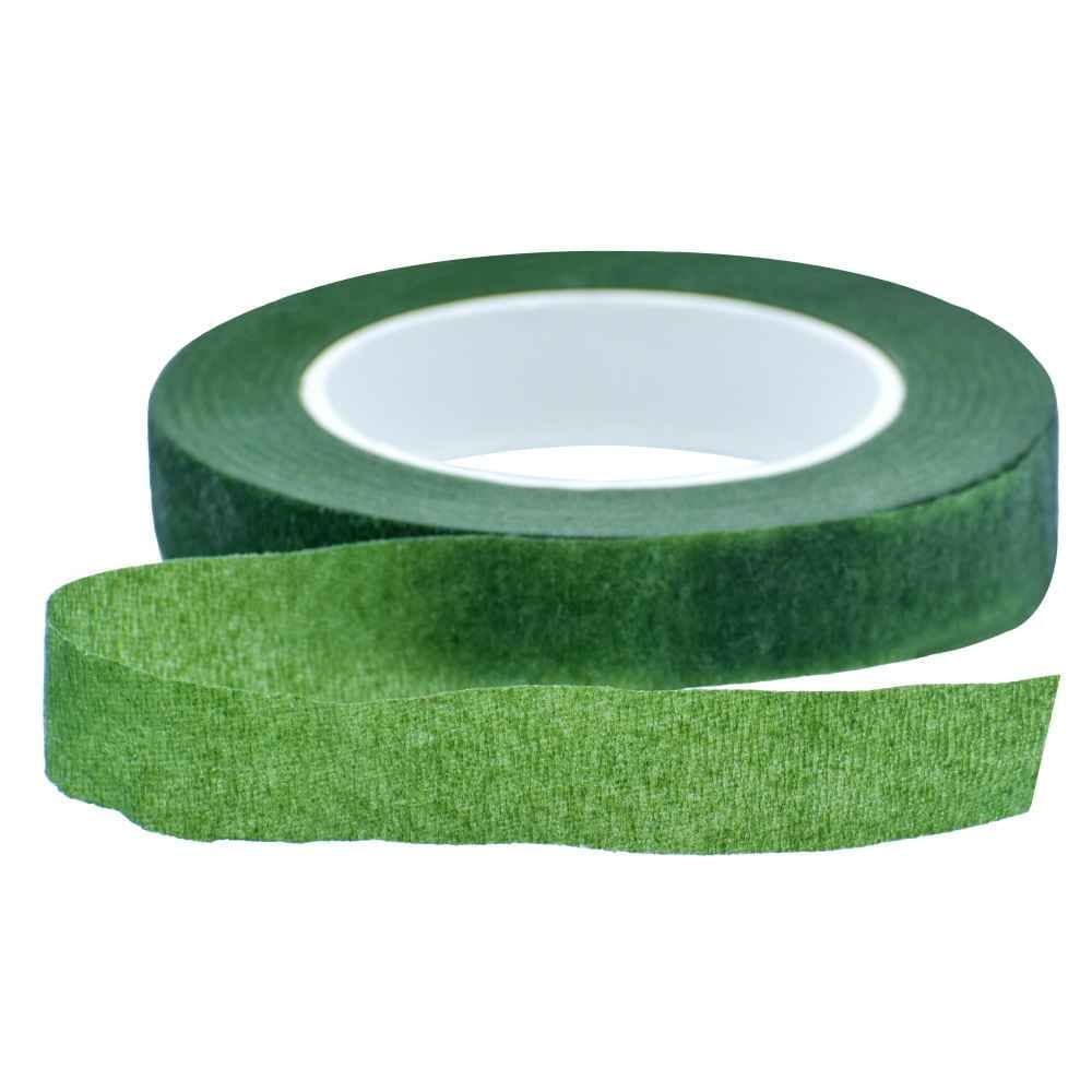 Craft Flower Making Tape Dark Green 1.3cm x30 mt CFT-DGN