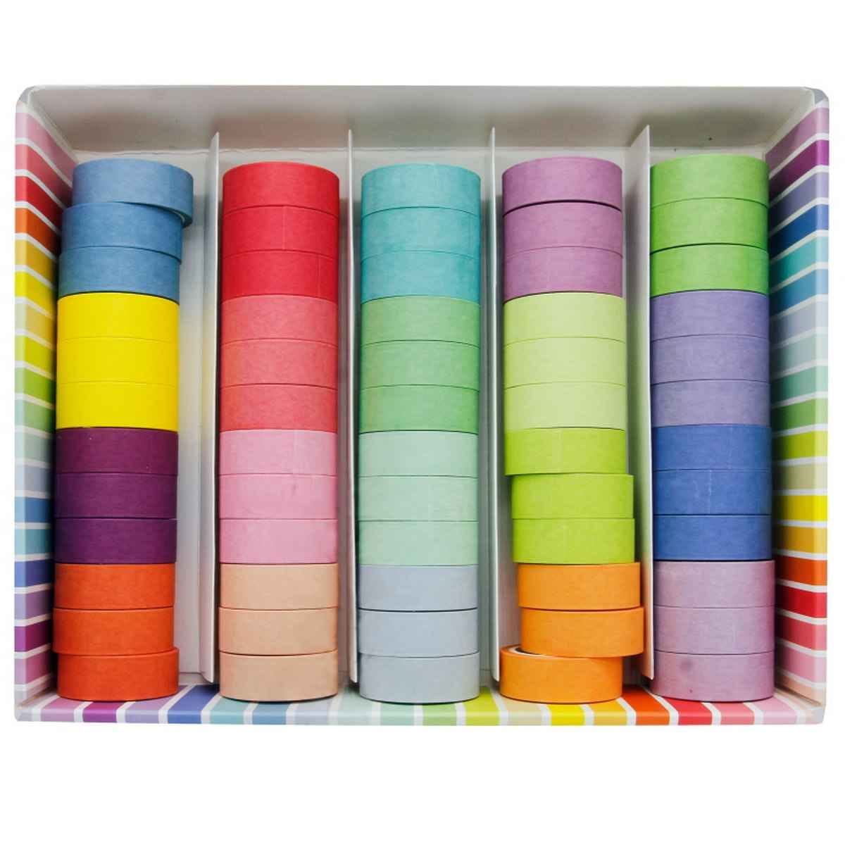 Craft Decorative Tape Washi 1.5cm x 5m 60Pcs WT-YASI