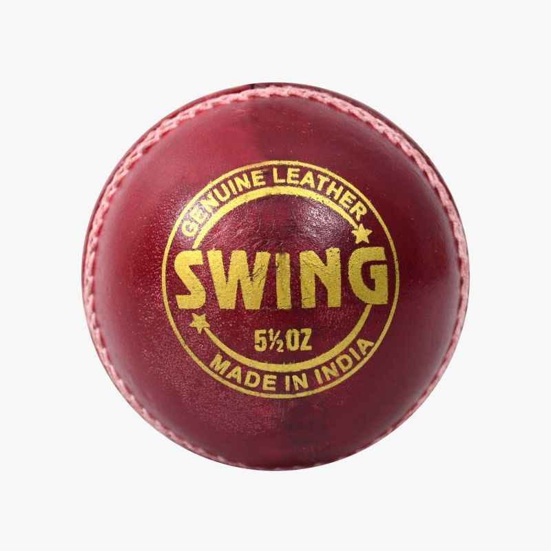 RED leather ball