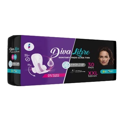 I Bae Diva Libre Ultrathin Sanitary Pad 320 mm (Pack of 30)