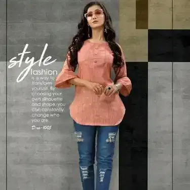 Ladies Cotton Western Short Kurta