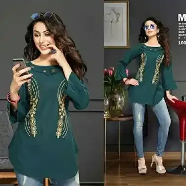 Ladies Designer Cotton Kurta