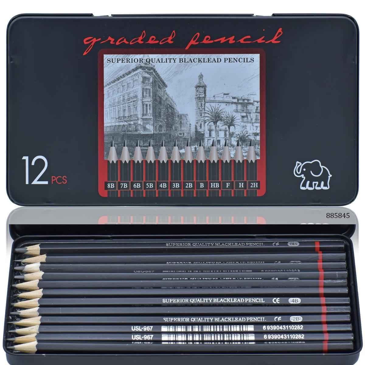 Sketching Graded Black Lead Pencil USL-9967 885845