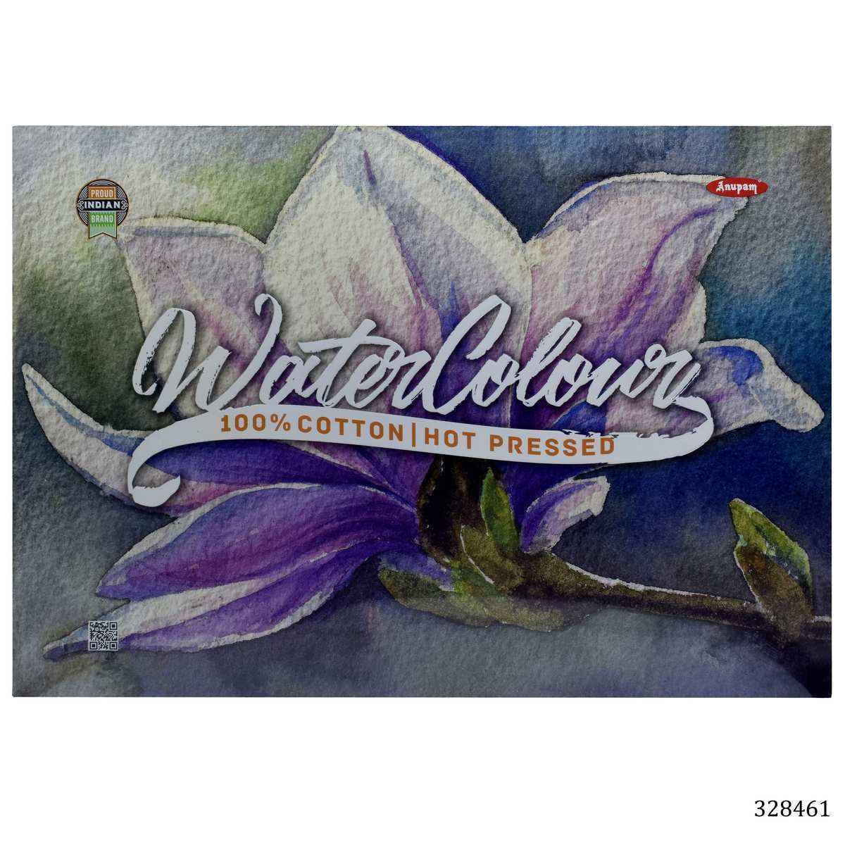 Water Colour Book Hot Pressed 100% Cotton Pad A3 250gsm 15 Sheet 328461