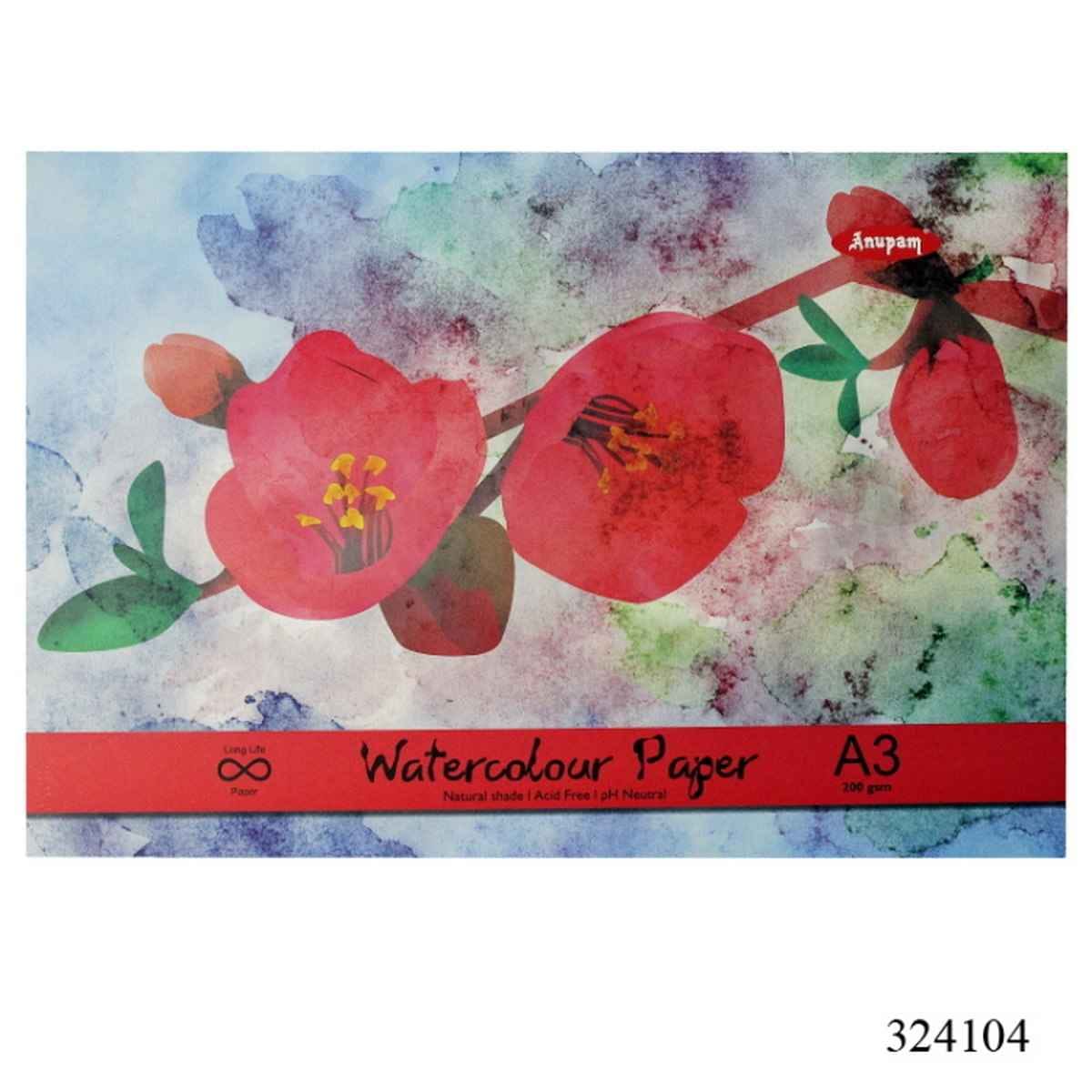 Water Colour Pad A3 200 gsm 20 Sheet 324104