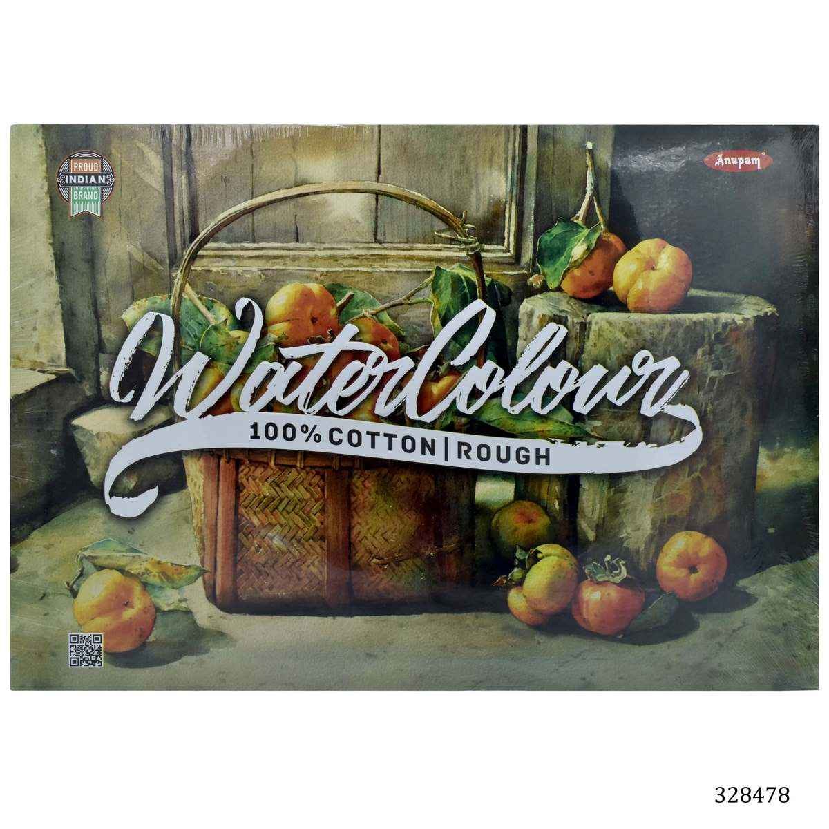 Water Colour Book Rough 100% Cotton Pad A4 250gsm 15 Sheet 328478