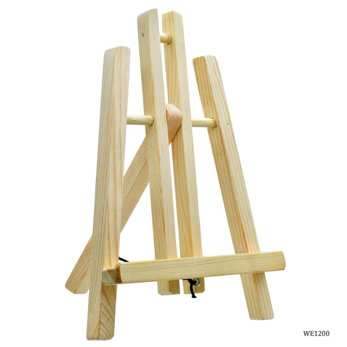 Wooden Easel Stand Natural 12 Inch WE1200