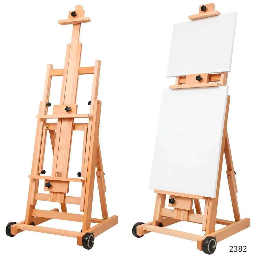 Artists Lyre Heavy Weight Wooden Easel Stand 6 Feet 2382