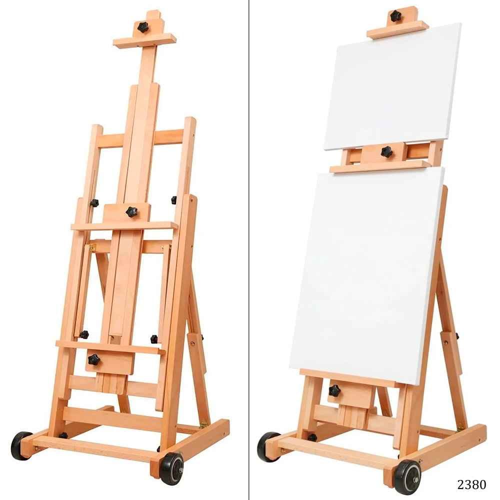 Artists Lyre Heavy Weight Wooden Easel Stand 4 Feet 2380