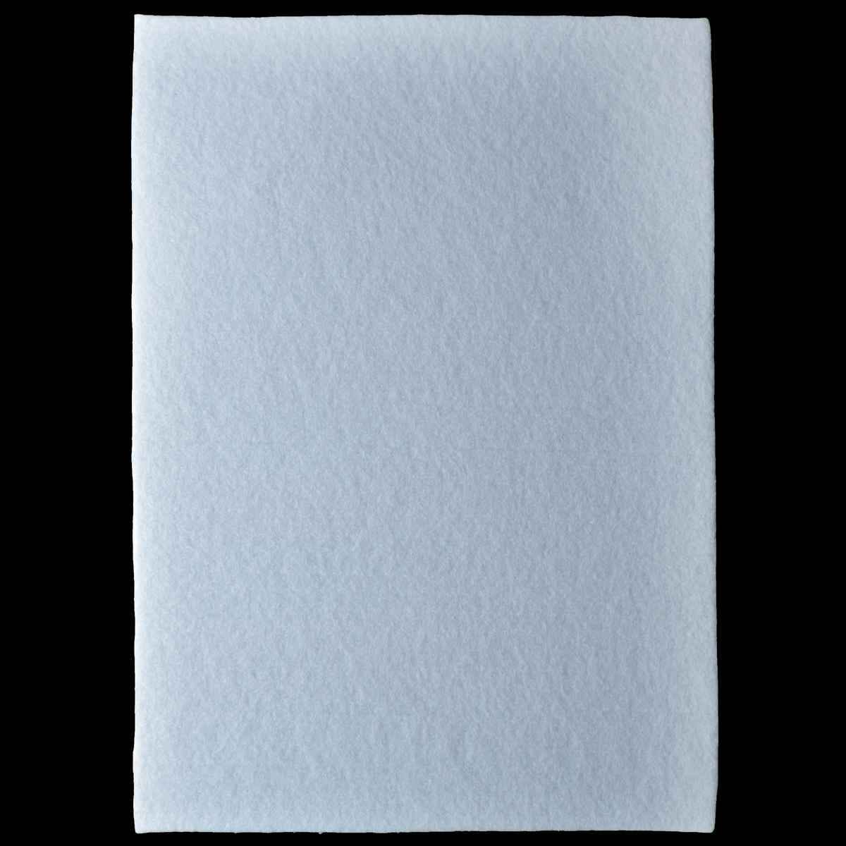 A4 Nonwoven Felt Sheet 3 MM 1 Pcs White Colour A4NF3MM-2