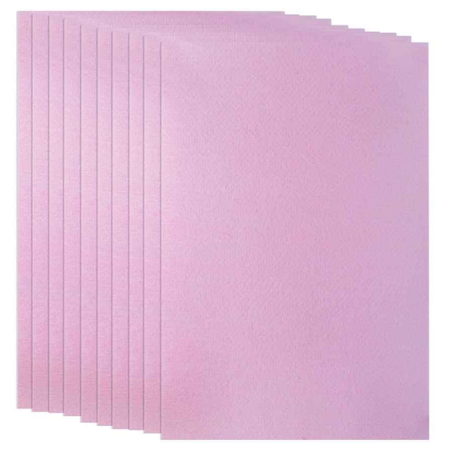A3 Nonwoven Felt Sheet Baby Pink Colour 10 Sheets A3BPK102