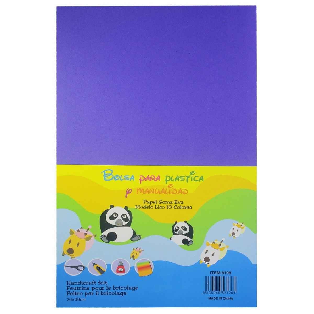 A4 Foam Sheet Without Sticker Pack of 10 Sheet Blue 8198BL
