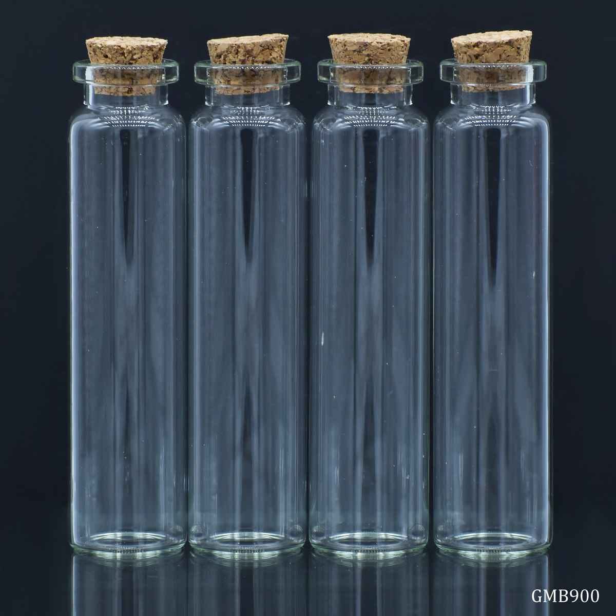 Mini Glass Message Bottles with Cork 22X90MM 4 pcs Set GMB900