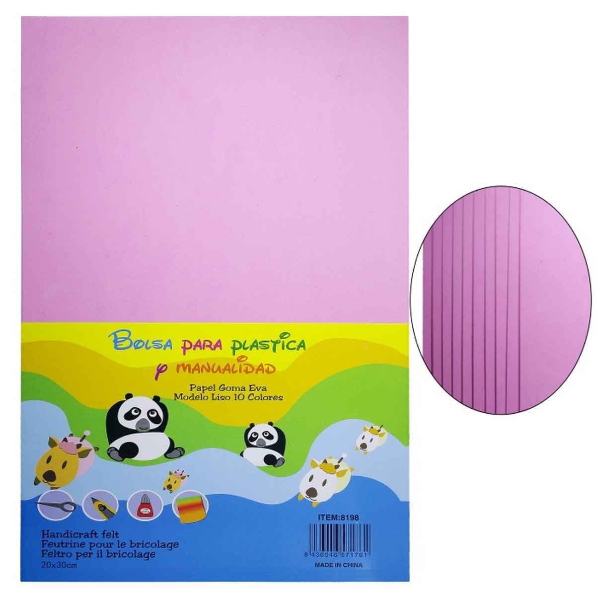 A4 Foam Sheet Without Sticker Pack of 10 Sheet Baby Pink 8198BPK