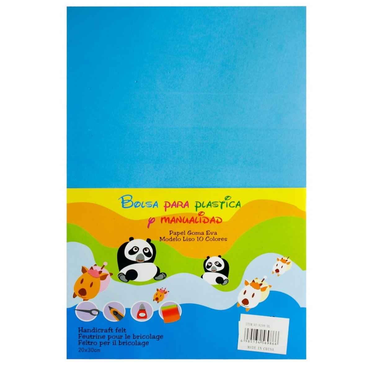 A4 Foam Sheet Without Sticker Pack of 10 Sheet Light Blue 8198LBL
