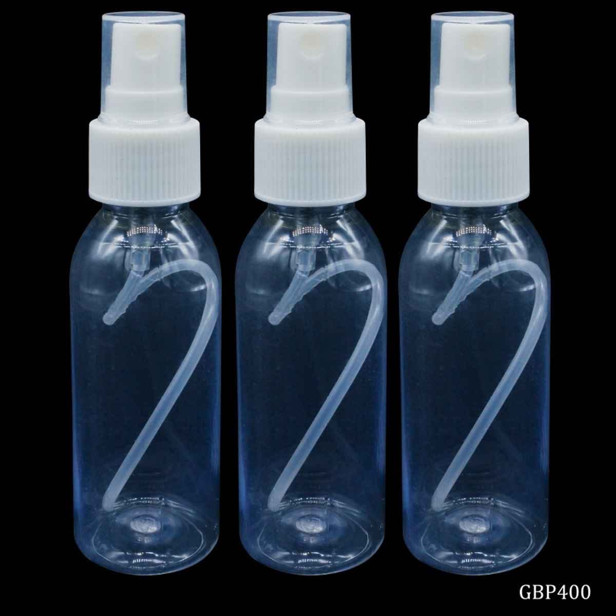Plastic Bottle Spray 4 inch 50ML 3 pcs Set GBP400