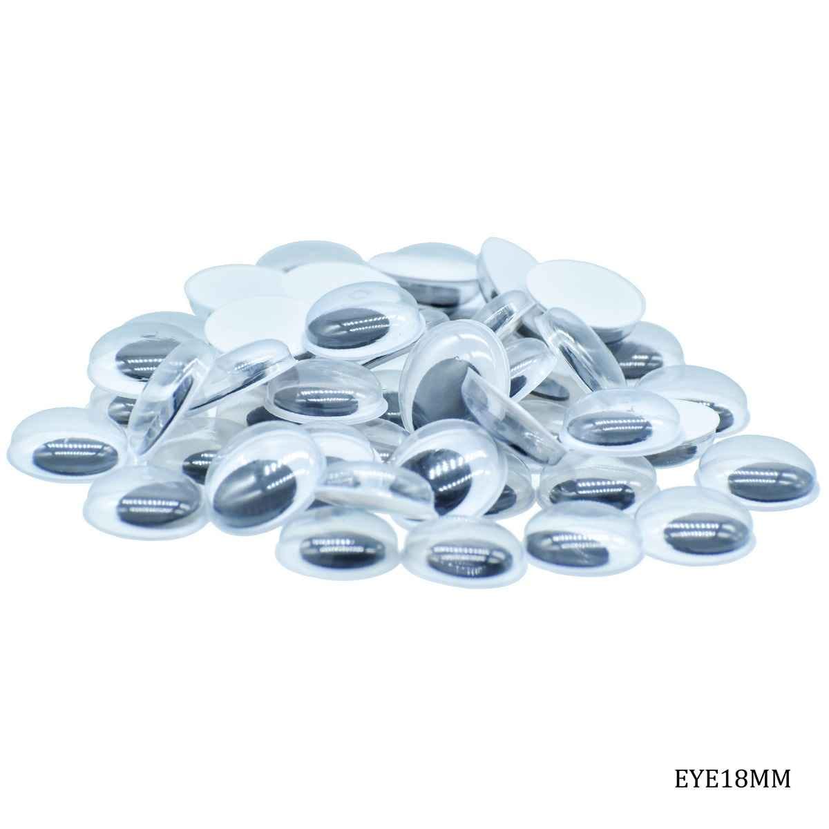 Crafts Googly Eye 18MM 50 Pcs EYE18MM