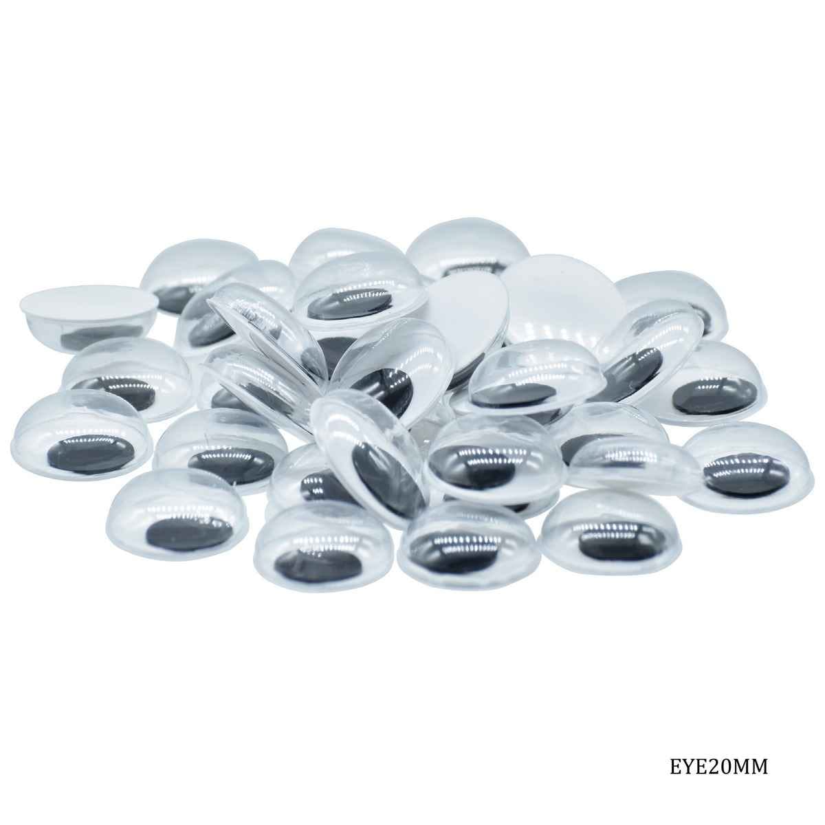 Crafts Googly Eye 20MM 40 Pcs EYE20MM