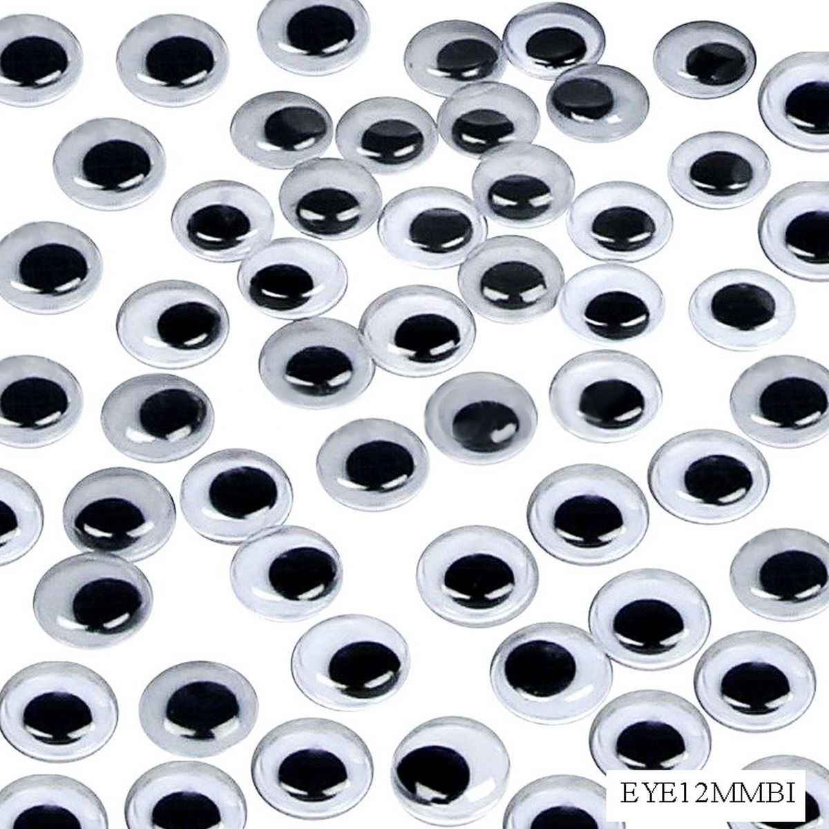 Crafts 12MM Googly Eye Big Pkt 4000 Pcs Approx. EYE12MM