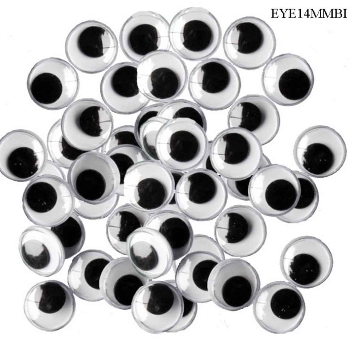 Crafts 14MM Googly Eye Big Pkt 2000 Pcs Approx. EYE14MM