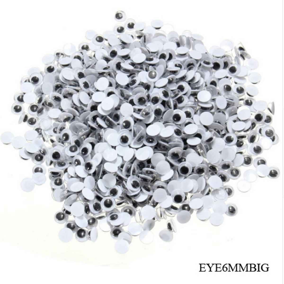 Crafts 6MM Googly Eye Big Pkt 20,000 Pcs Approx. EYE6MM