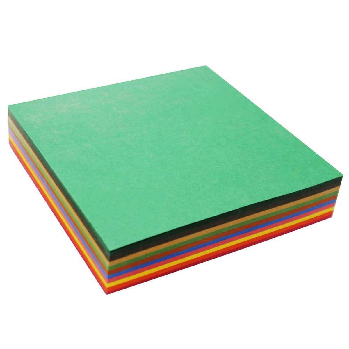 DIY Craft Paper Square 5x5 Inch 150 Sheets 10 Different Colour JDCP55