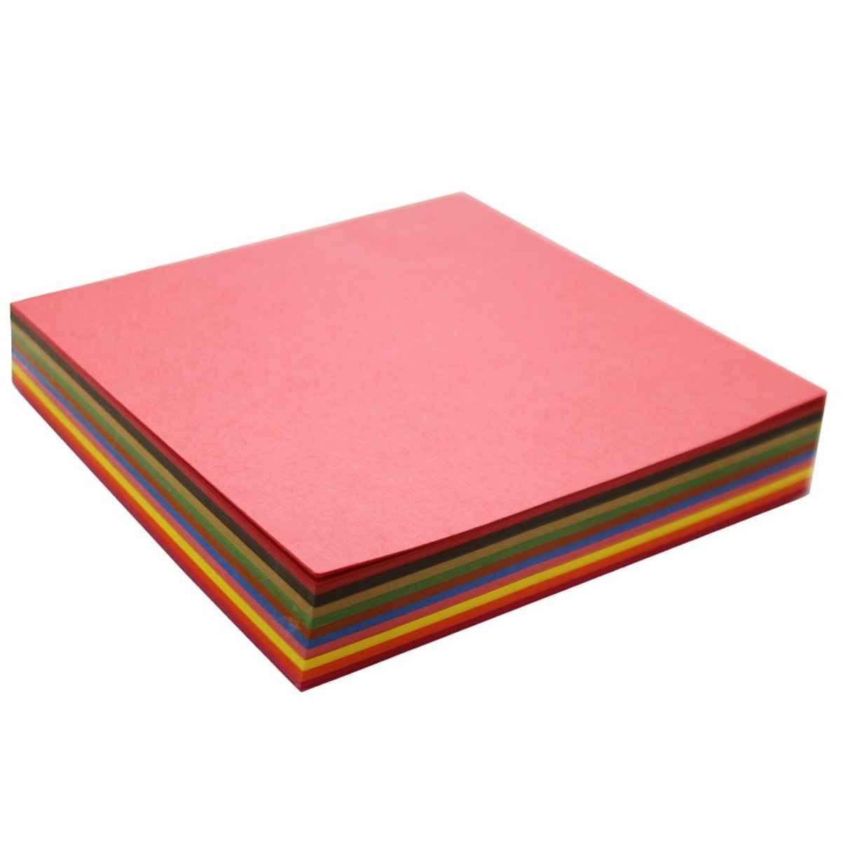 DIY Craft Paper Square 6x6 Inch 150 Sheets 10 Different Colour JDCP66